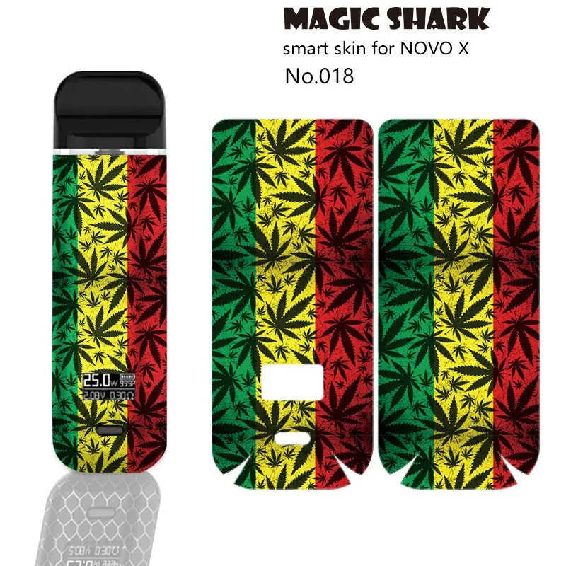 Ультратонкая наклейка из ПВХ 2 5D с принтом в виде листьев дьявола черепа и камня