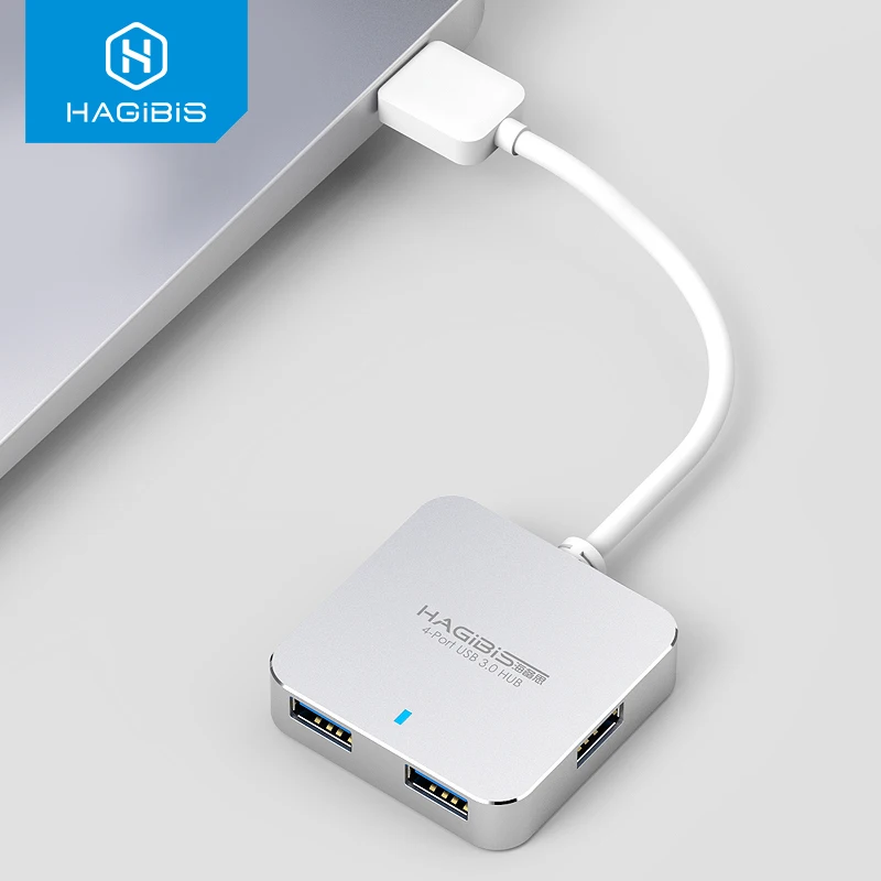 Концентратор Hagibis с 4 внешними портами USB 3 0 сверхскоростной Usb концентратор