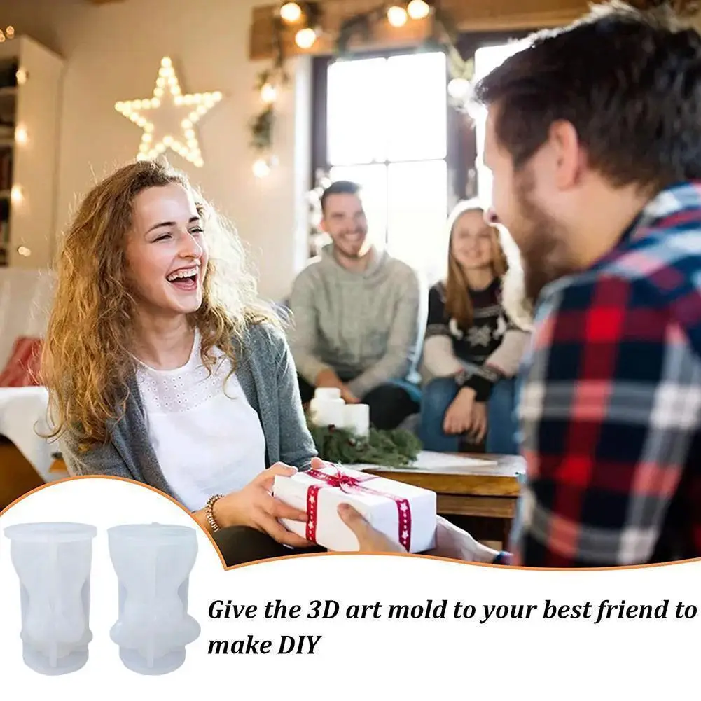 

3D Plump Body Candle Silicone Mold DIY Handmade Candle Woman Soap Crafts Making Decoration Gifts Aroma Man Home Mould A3A1