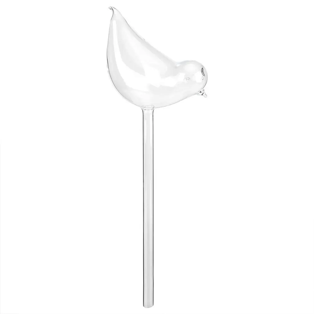 

Birds Shape Clear Glass Self Watering Durable Mini Transparent Plant Watering for Garden Plant Watering Device