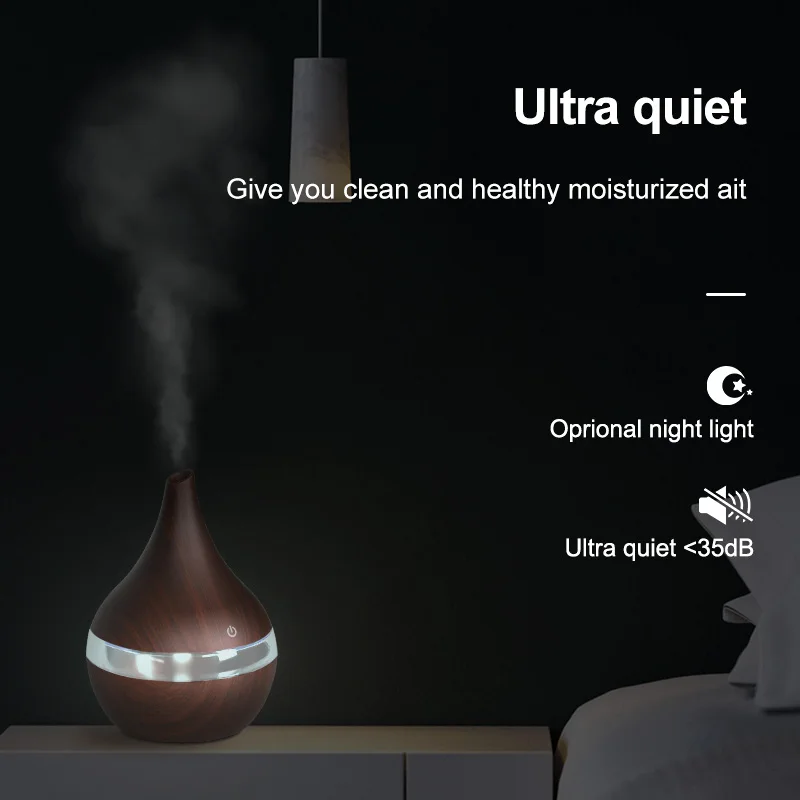 Увлажнитель воздуха Электрический 7 цветов светодиодсветильник ка | Бытовая