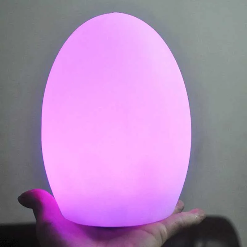 Перезаряжаемая Ночная лампа для яиц беспроводная настольная RGB ресторана с