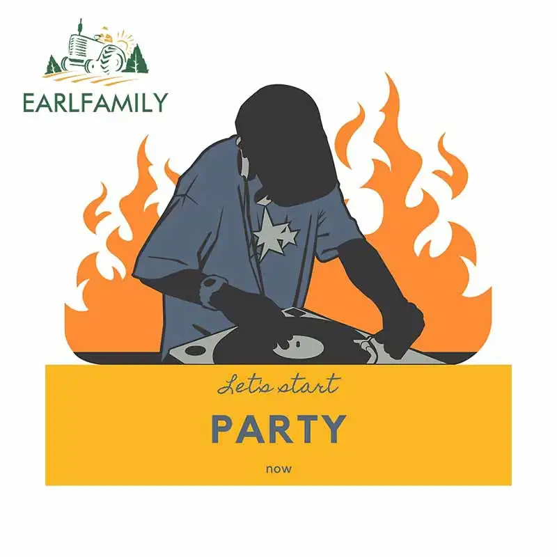 

EARLFAMILY 13 см x 11,7 см для вечевечерние НКИ давайте начнем сейчас, автомобильные наклейки Индивидуальные Необычные наклейки, интересные наклейк...