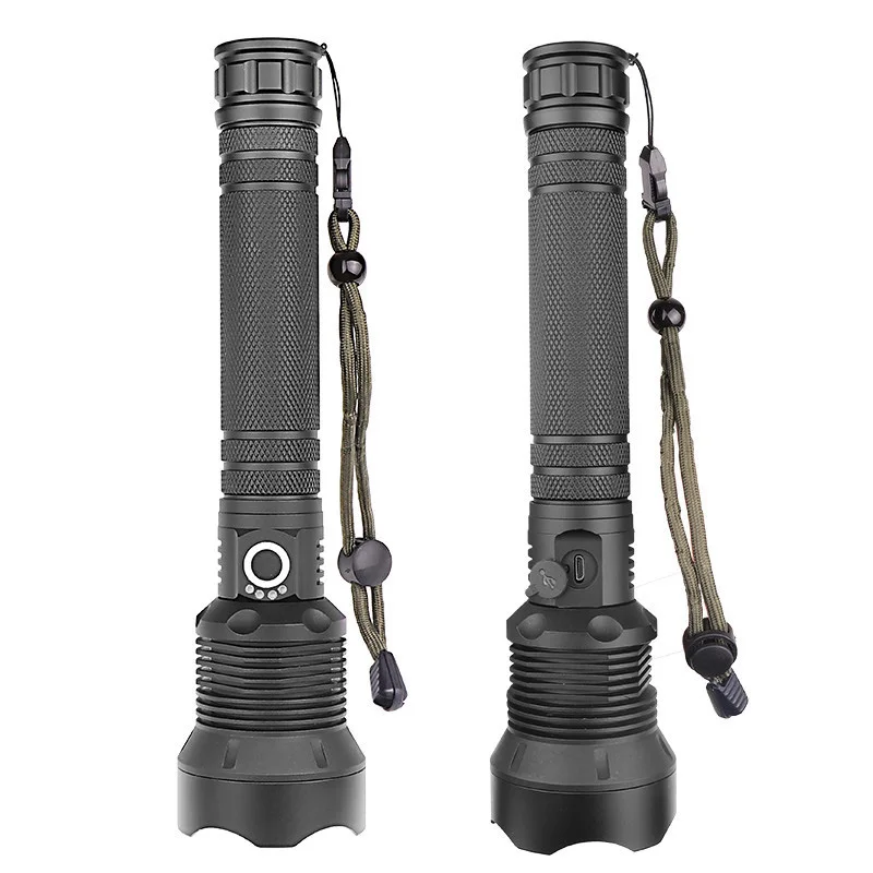 

Flashlight USB Zoom Torchw Portable Lighting Flashlights Torches Rechargeable 120000 Lumens Xhp70.2 Most Powerful LED