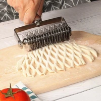 dreamburgh kitchen baking rolling broaches pie pizza cutting pastry baking tools bakeware embossing dough roller lattice cutter