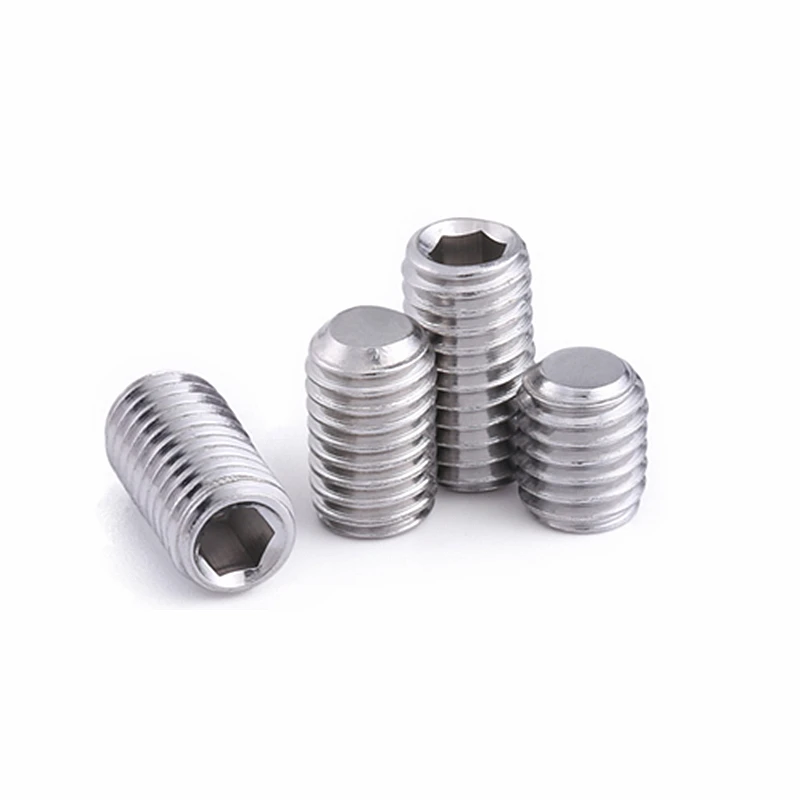

304Stainless Steel Set Grub Metric Headless Screw M3 M4 M5 M6 Hex Allen Socket Head Screw Bolt