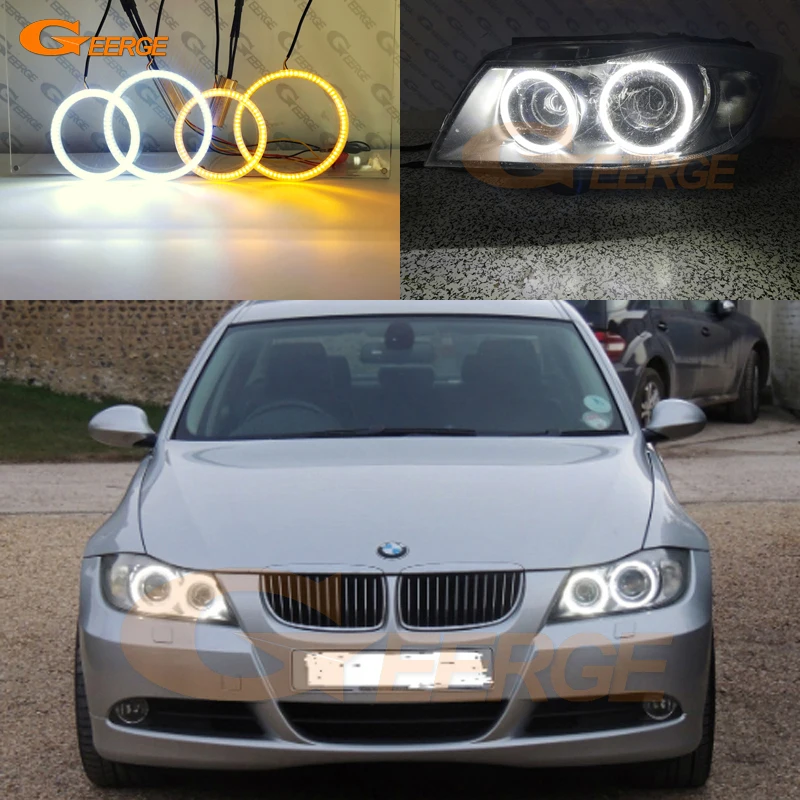 Для BMW 3 серии E90 E91 2005 2006 2007 2008 pre LCI ультра яркий A/W переключаемый Дневной