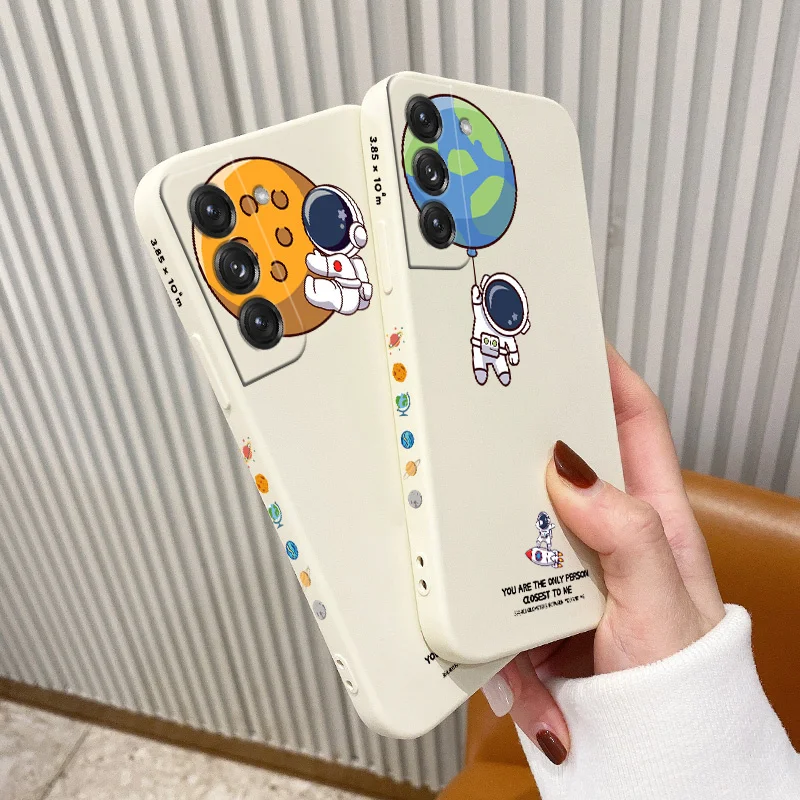 

Planet Astronaut Phone Case For Samsung Galaxy S21 S20 FE S10 Note 20 10 Ultra Plus A72 A52 A42 A32 A71 A51 A41 A31 A21S Cover