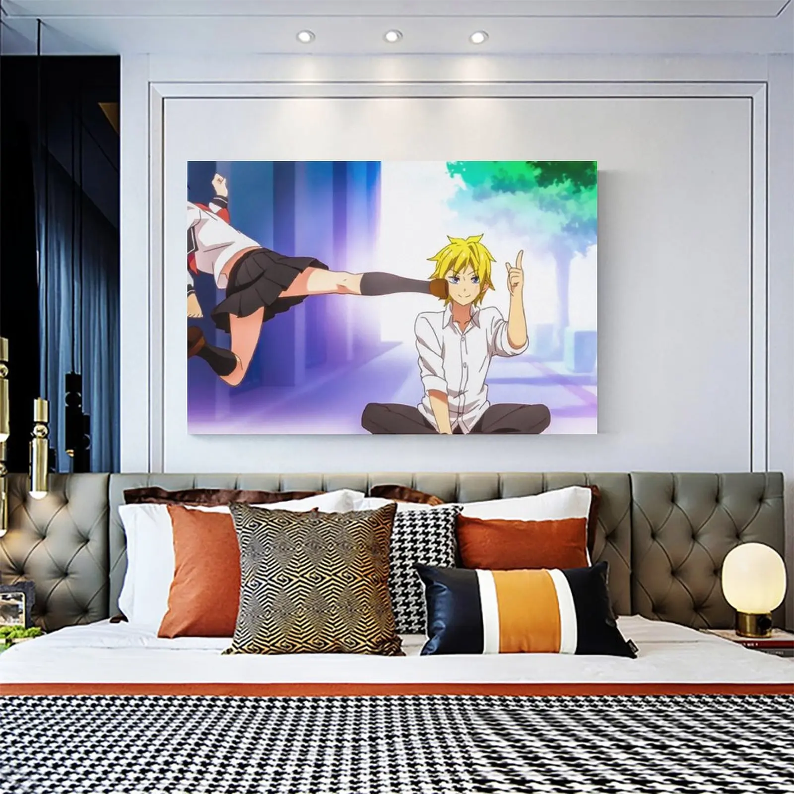 

Задний плакат для детей tsuezure, искусство стен на холсте, постеры для гостиной, спальни, картина