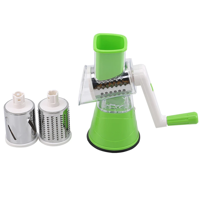 

Manual Vegetable Cutter Kitchen Gadget Slicer Multifunctional Round Mandolin Slicer Potato Cheese Kitchen Accessories