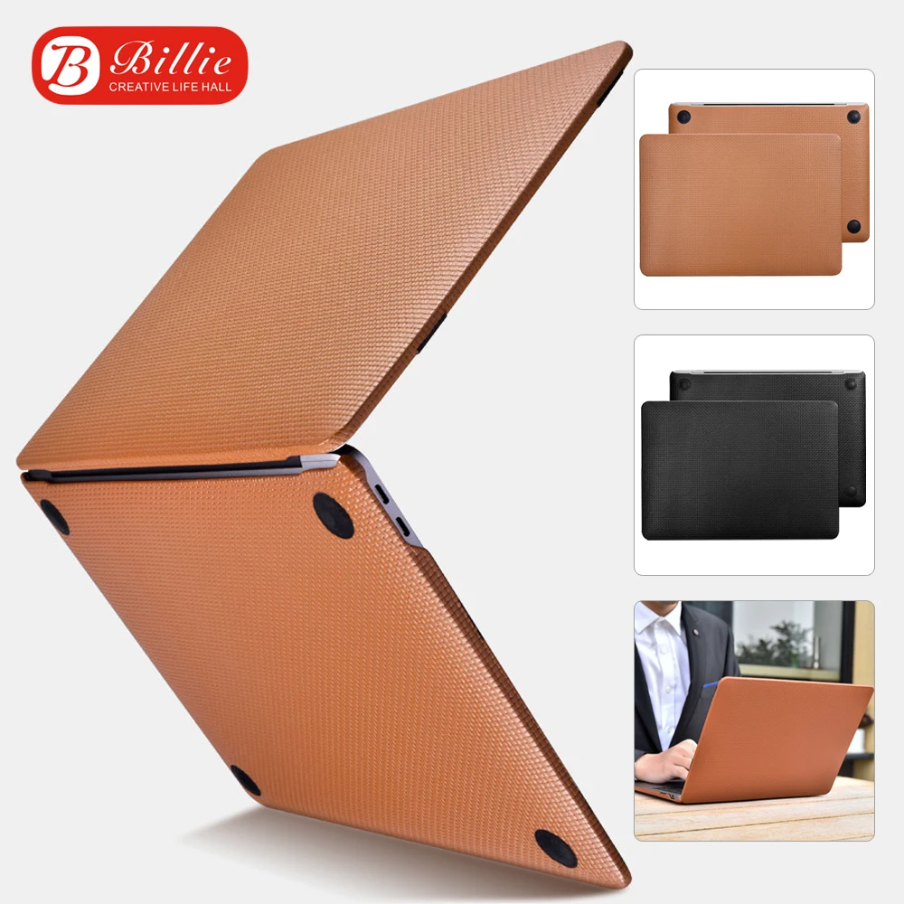For Apple MacBook Air 13 Case 2020 A2179 luxury Genuine Leather for MacBook Air A1932 A2337 Business Laptop Cover