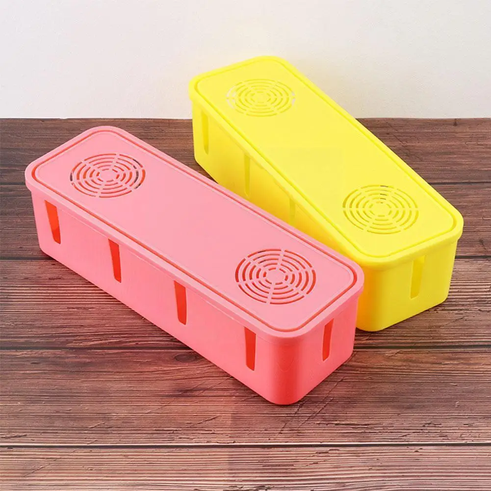 

Environmental Friendly Wire Socket Management Box Cable Desktop Organizer Wire Management Storage Box Storage Desktop Box B J1x2