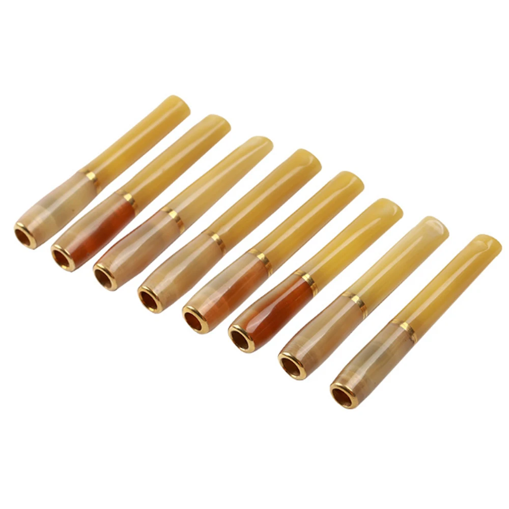 2 шт. рога фильтр сигарет держатель курительные трубки дыма табак трубка для