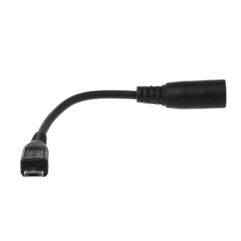 5 5x2 1 мм DC Мощность штекер Водонепроницаемый куртка Женский к Micro USB Мужской Кабель