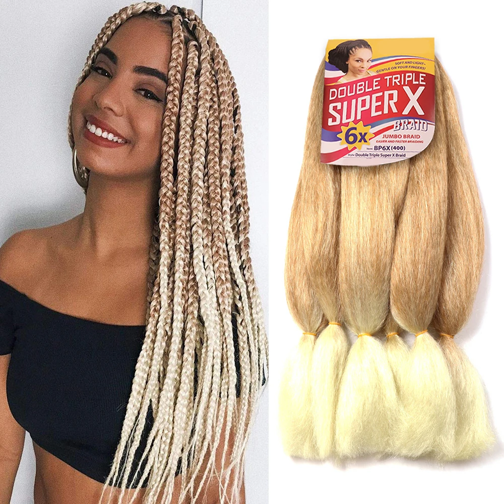 

Dansama 400g Synthetic Prestretched Braiding Hair Yaki Jumbo Original Braid Hair Extension Yaki Texture Passion Twist Hair