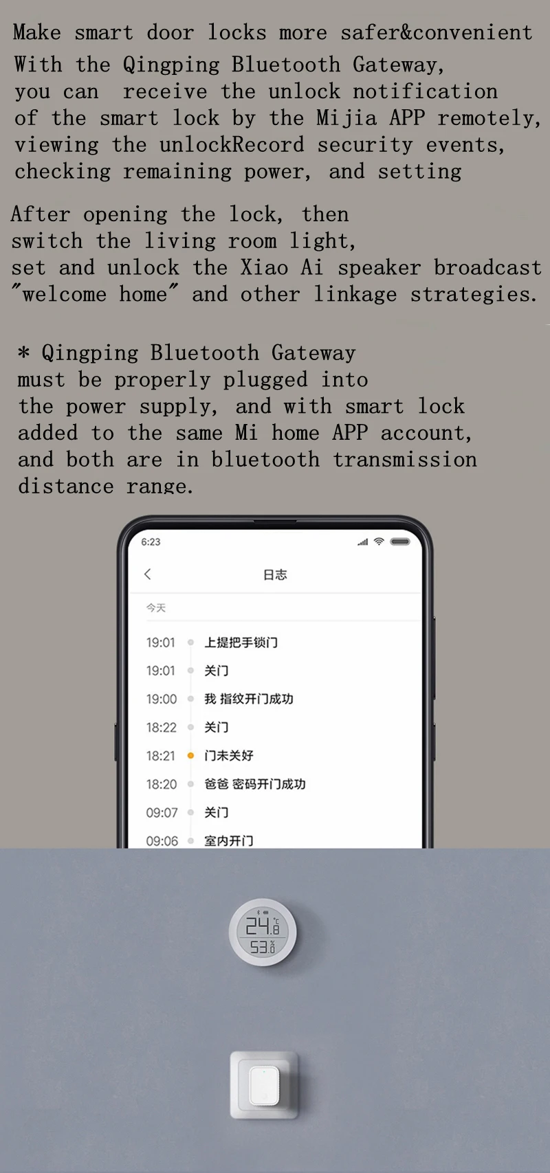 Xiaomi Cleargrass Smart Bluetooth/wifi-шлюз концентратор Работает с приложением Mijia Bluetooth устройство «умный дом» датчик шлюз