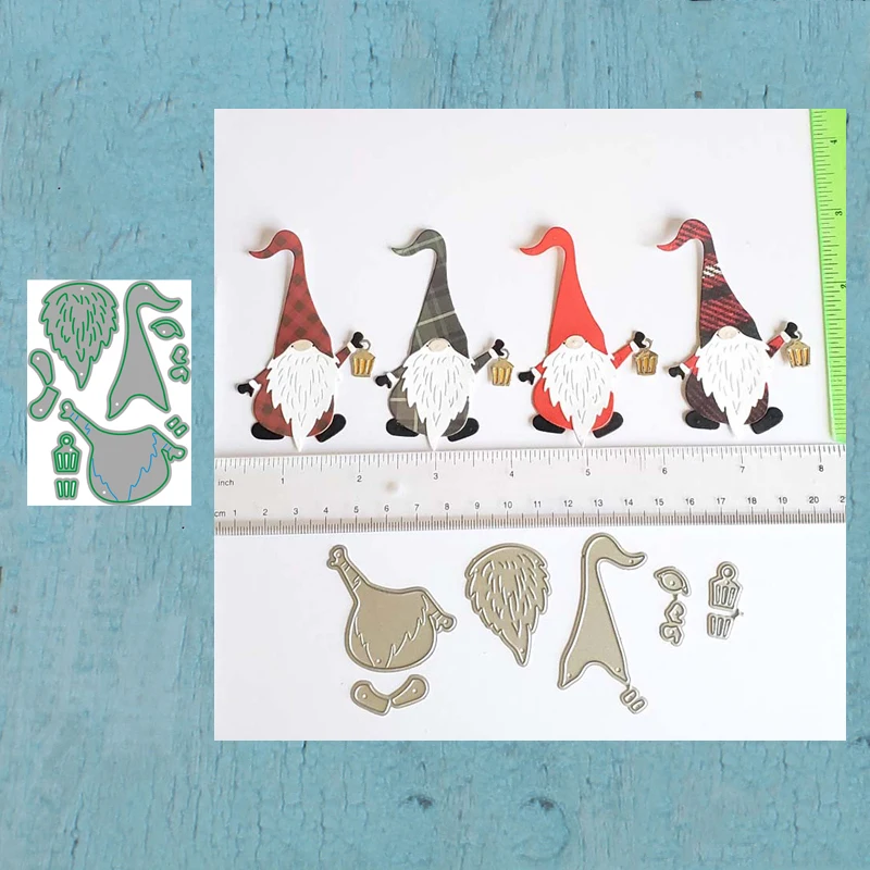 Металлические Вырубные штампы LLove форма для вырезания рождественского эльфа