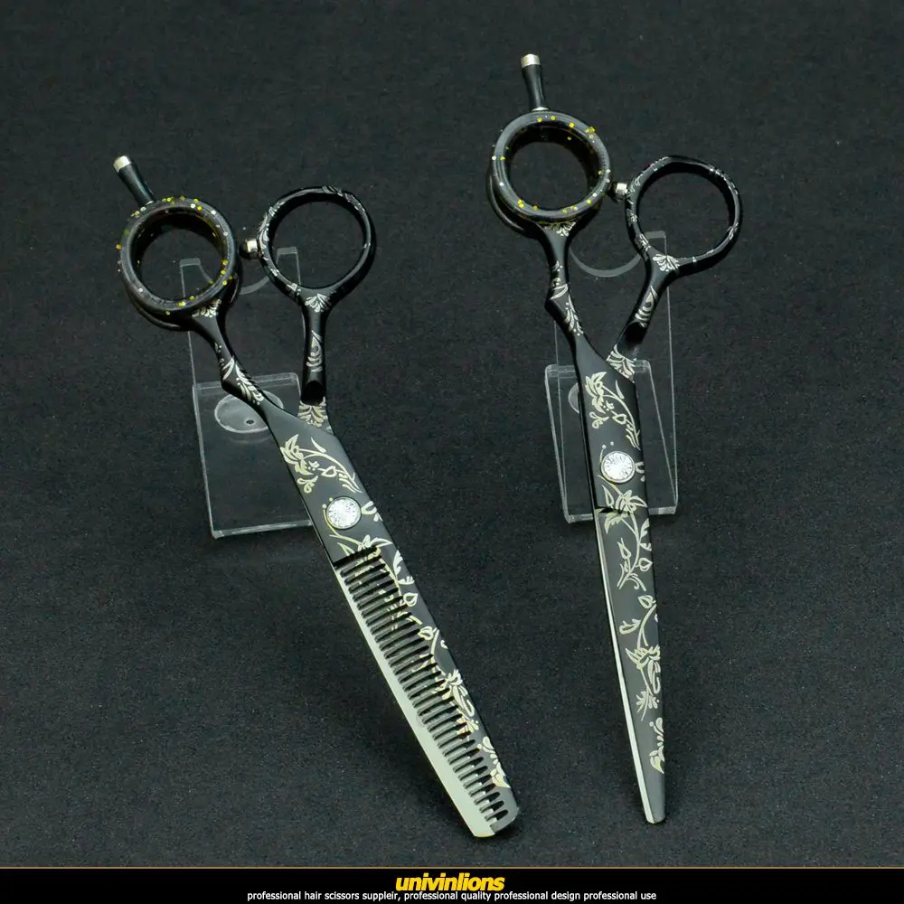 

univinlions 5.5" 6" professional salon scissors barber scisors japan hairdressing scissors coiffeur japanese hair cutting shears
