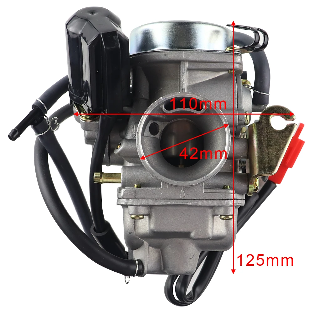 Новый 4 тактный карбюратор для Модные GY6 110CC 125CC 150CC скутер карбюратора мотоцикла