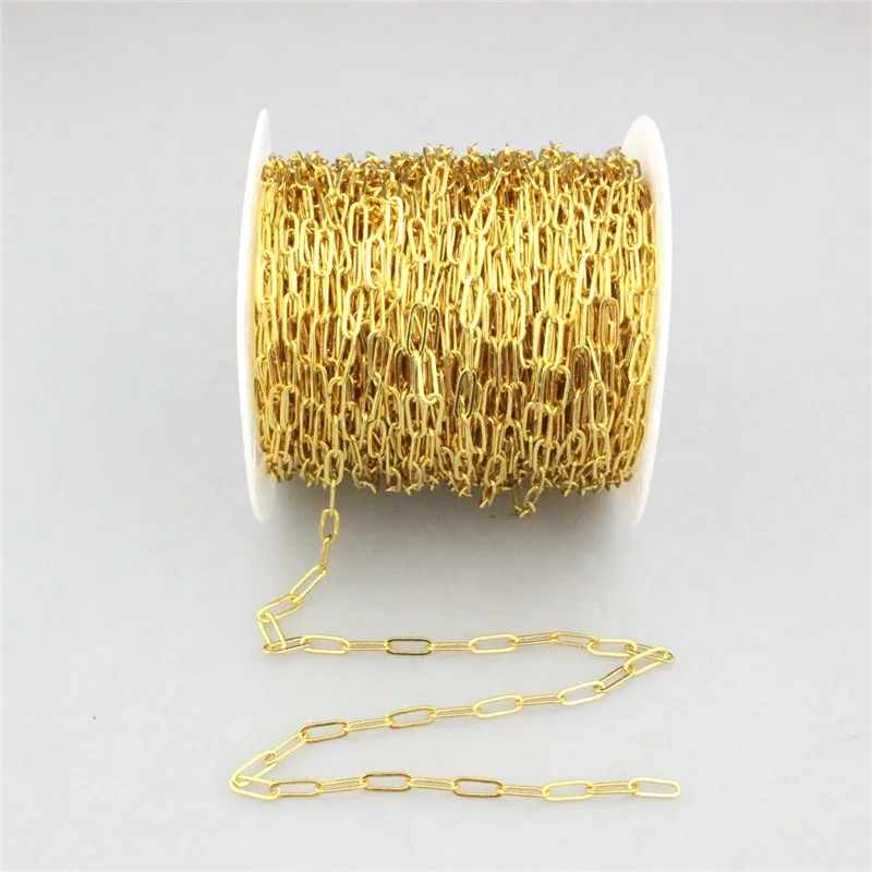 Медная цепочка с розам покрытием модная для ожерелья/браслета аксессуары