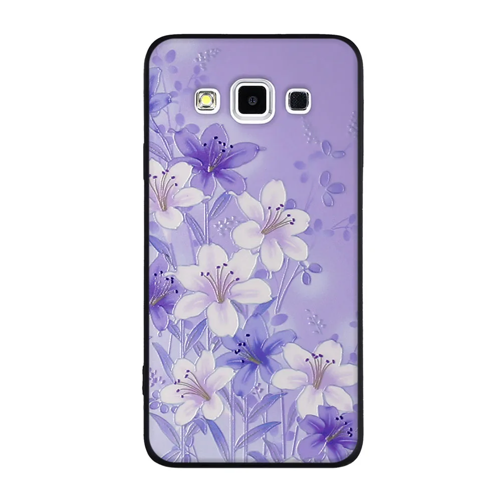 Чехол для Samsung Galaxy A3 мягкий силиконовый черный чехол 2015 A300F A300 чехлы телефонов с 3D