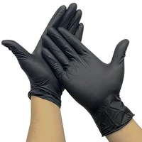 black gloves disposable latex free powder free exam glove nitrile vinyl hand cover gloves kitchen gloves bluenitrile gloves