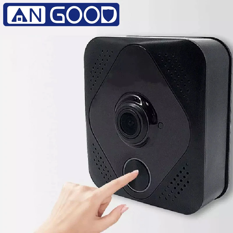 ANGOOD M8 720P умный WiFi дверной звонок с двумя способами разговора домофон Домашняя безопасность видео дверной звонок камера день ночное видение автоматический переключатель