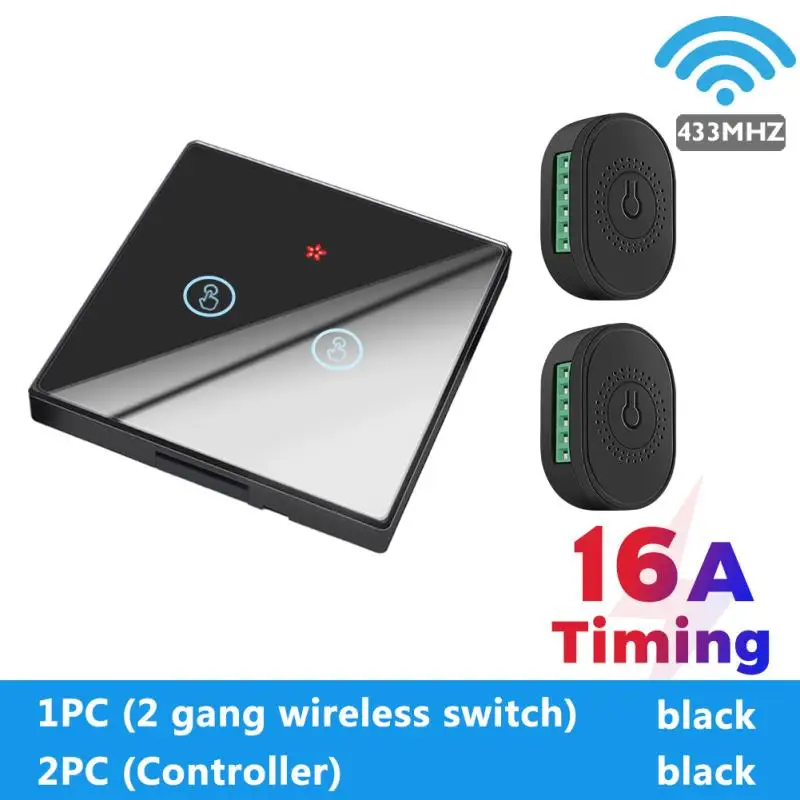 

Смарт-мини-переключатель RF433MHZ, 16 А, с беспроводным дистанционным управлением