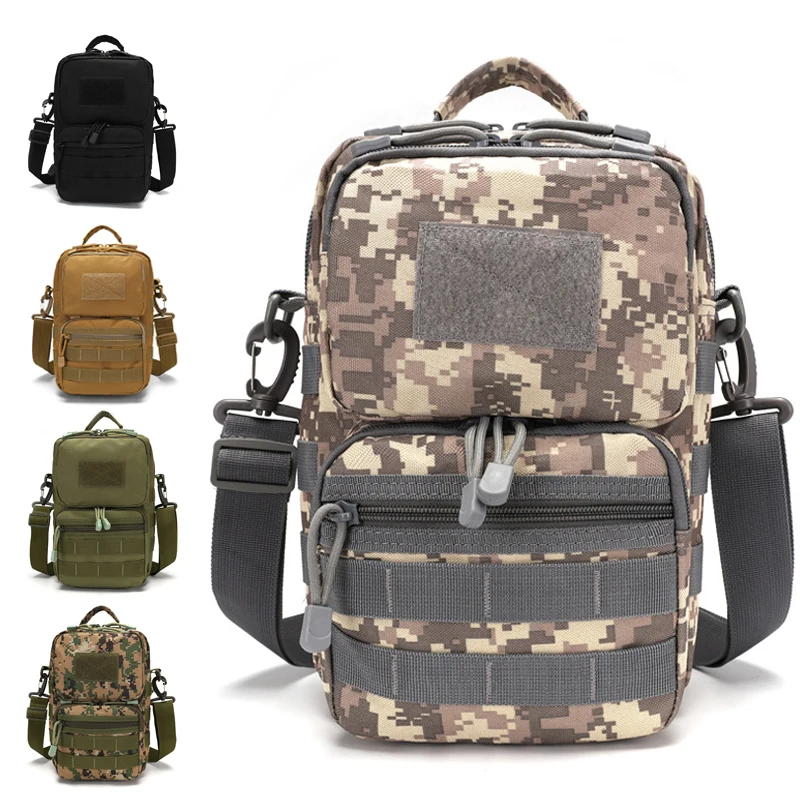 

Tactical Camouflage Chest Bags Hunting Hiking Trekking Climbing Shoulder Bag Durable Army Combat Military Molle Crossbody Bags