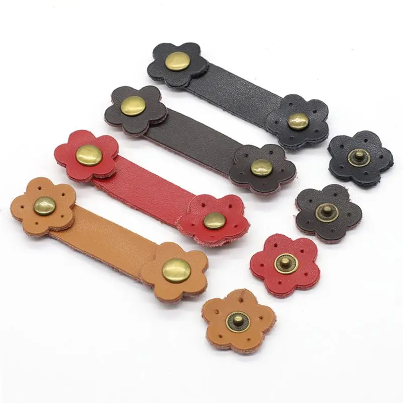 

Soft Leather Buckles Purse Hasp DIY Bag Wrist Strap Plum Flower Tool for Sewing Craft Project DIY Replacement Accessories