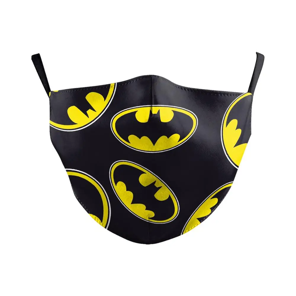Маска для лица косплея Темный рыцарь Брюс Уэйн пылезащитные маски взрослых и