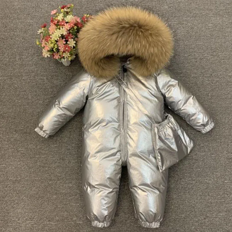 Температуру до 30 градусов Детский пуховик детская зимняя куртка реального