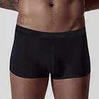 Трусы-боксеры мужские из модала, дышащие мягкие шорты, нижнее белье, однотонные шорты, 6 стилей