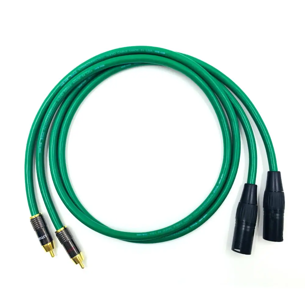 Hifi MCINTOSH 2RCA до 2 XLR аудио кабель Mplifier DVD плеер сбалансированный Межблочный