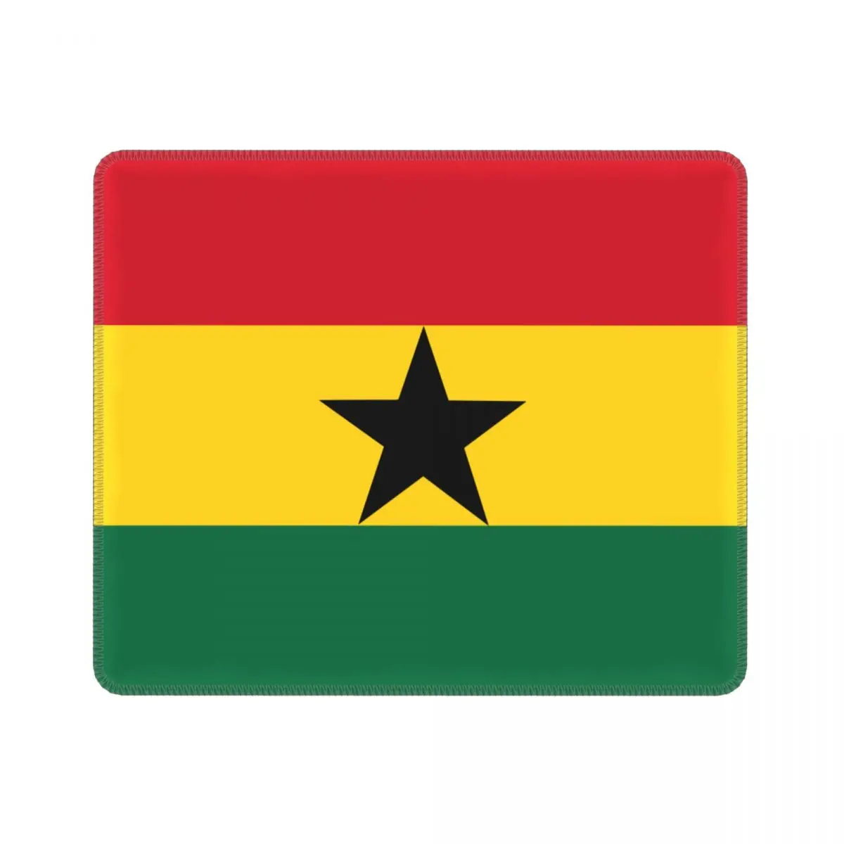 

Flag Of Ghana Mouse Mat Vintage National Flag Non-slip Desk Pad Gift Idea Gaming Accessories Office Worker