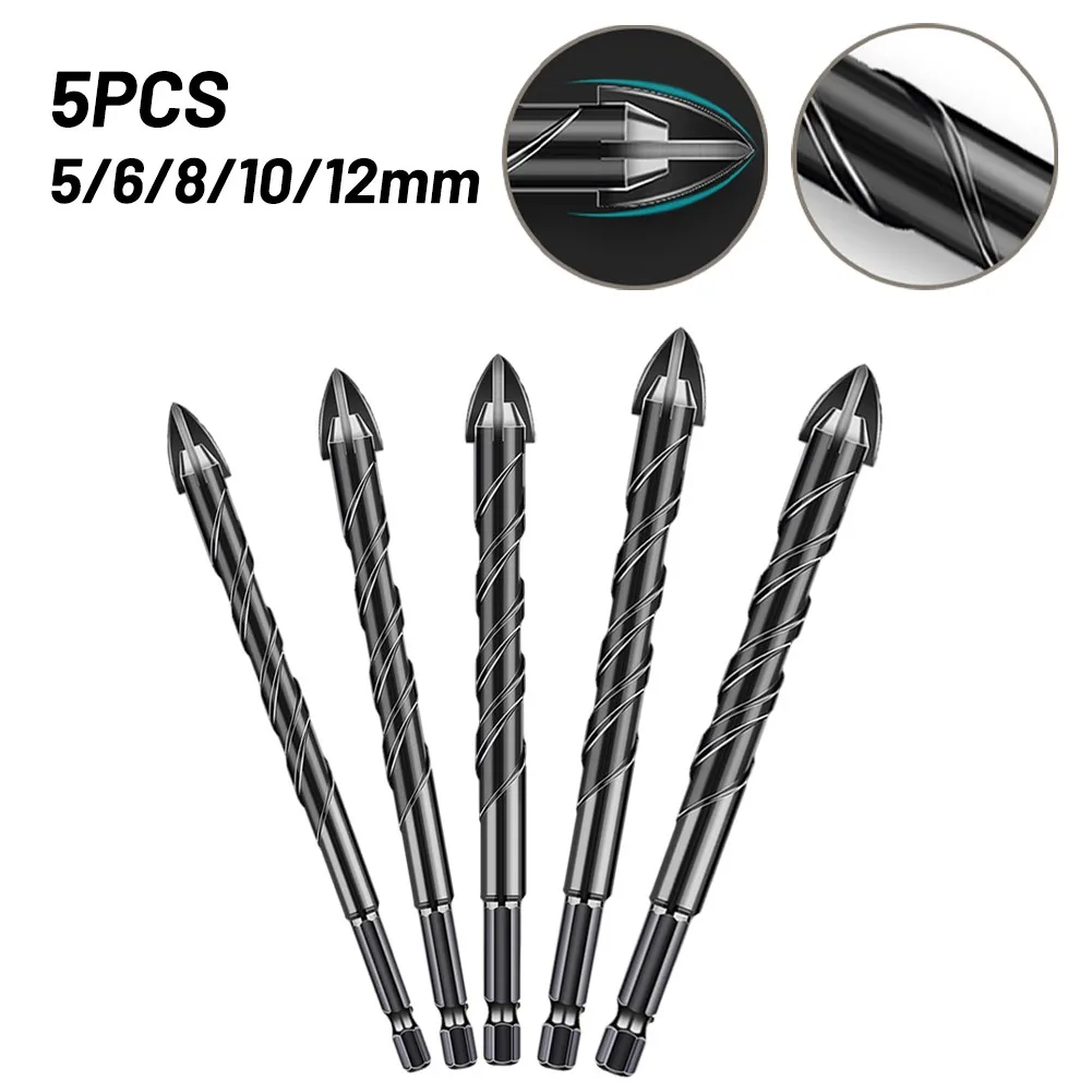 

Cemented Carbide Cross Triangle Drill Bit Ceramic Tile Hexagon Handle Drilling Triangular Brick Wall Cement Ceramic Hole Drill