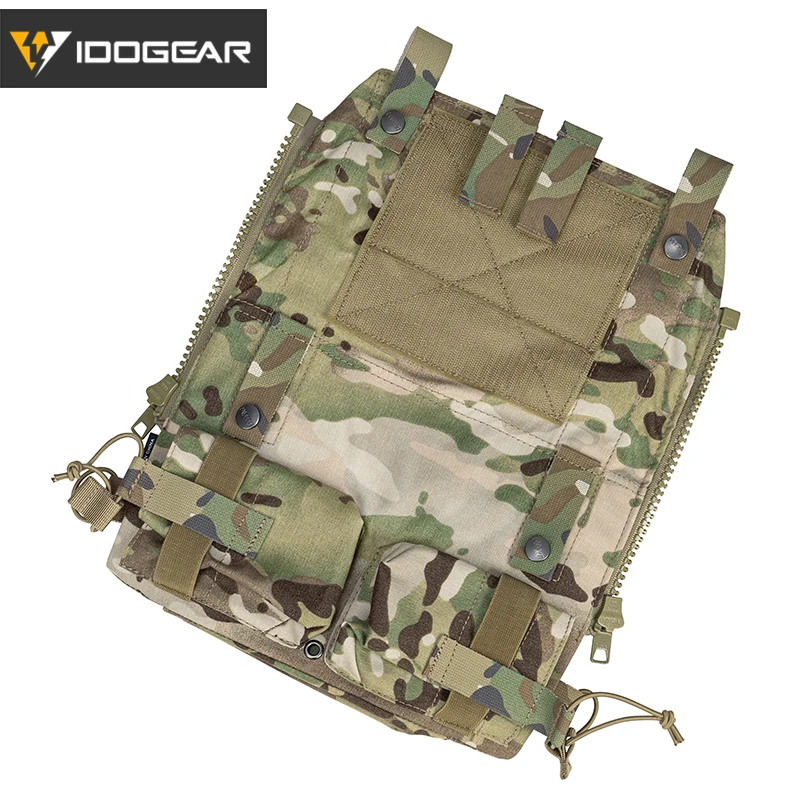 IDOGEAR тактическая сумка на молнии панели модульный рюкзак для переноски тарелок с