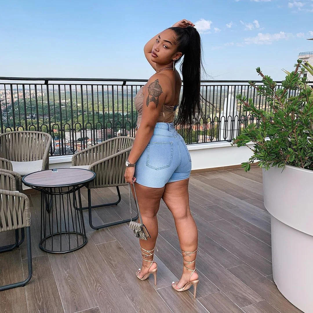 

Fashion and Leisure Newest Style Blue Color Short Jeans Women's High-waist Slim-fit Denim Shorts Ropa De Mujer Vintage Jeans