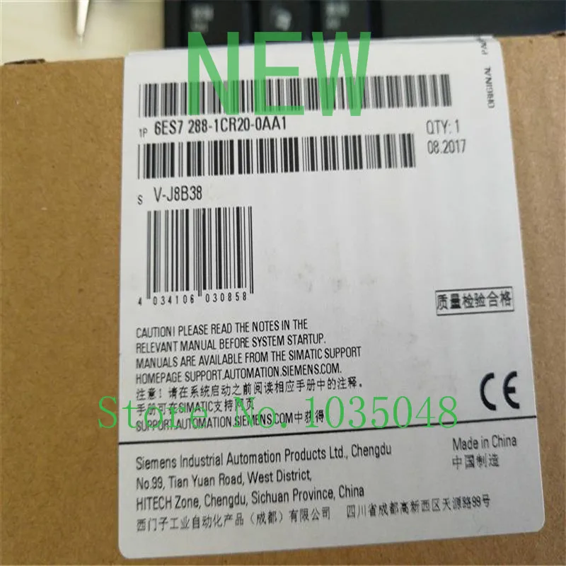 

1PC 6ES7288-1CR20-0AA1 6ES7 288-1CR20-0AA1 Brand new and Original