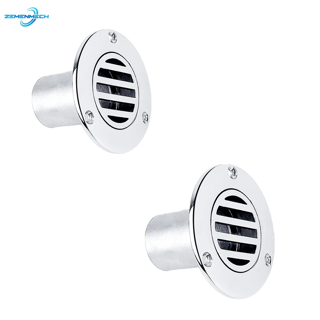 

2X 316 Stainless Steel 1.5 Inch 38mm Marine Grade Boat Floor Deck Drain for Boat Yacht Deck Drainage Hardware Rowing Accessories
