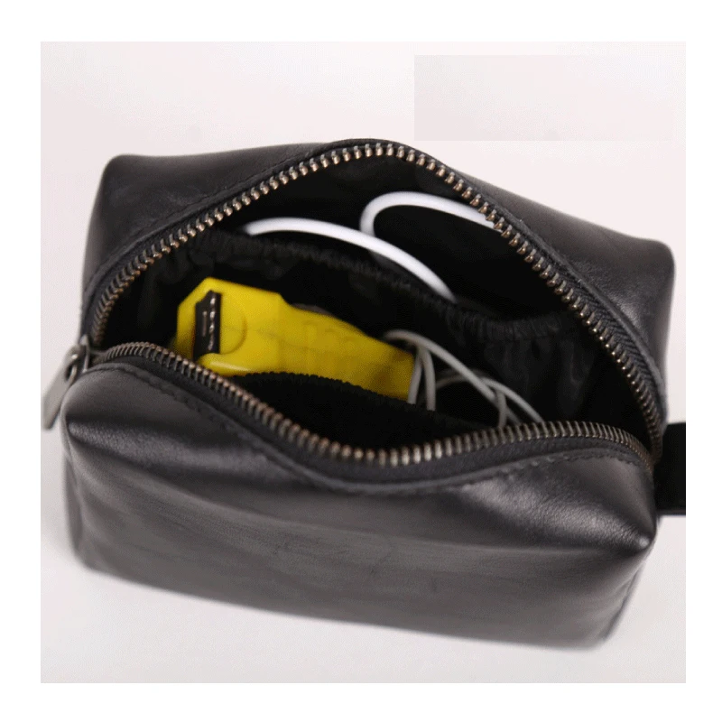 Миниатюрная сумка для хранения женщин Дамский клатч из воловьей кожи первого