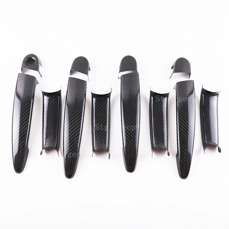 Наружная крышка автомобильной дверной ручки из углеродного волокна для BMW M3 F80 2009