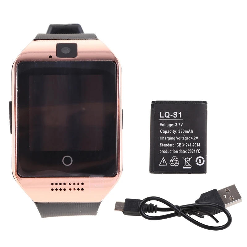 Умные часы DZ09 Bluetooth сенсорный экран с камерой слот для SIM-карт TF/SD-карт телефонов