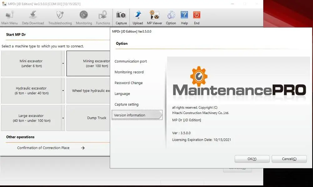 Строительная техника Hitachi MPDr Ver 3.12.0.1 [03 2021]|vers| |