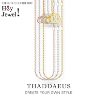 anchor chain necklace2021 summer fine filigree jewelry europe bijoux gift for women men