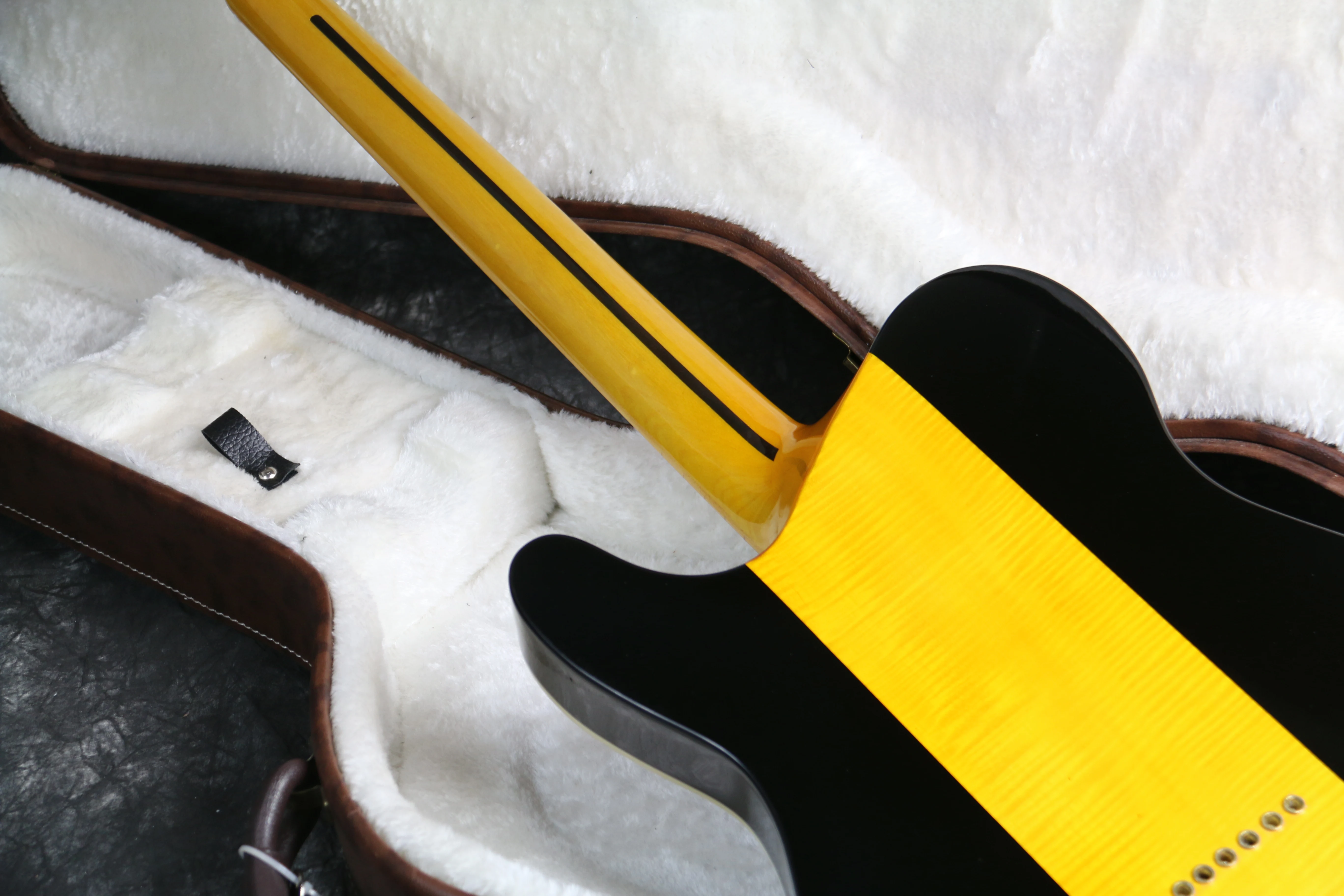 Lzeal sunburst tuff dog tl Электрогитара ra винтажный Оттенок шеи 21 струнный набор в шею tele
