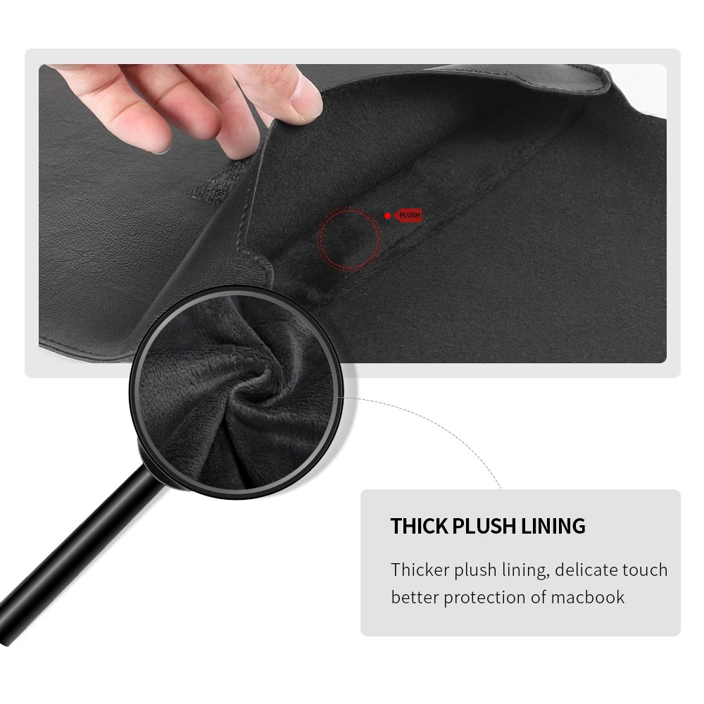 laptop standable case waterproof pu leather laptop carrying bag kit with holder function ac889 free global shipping