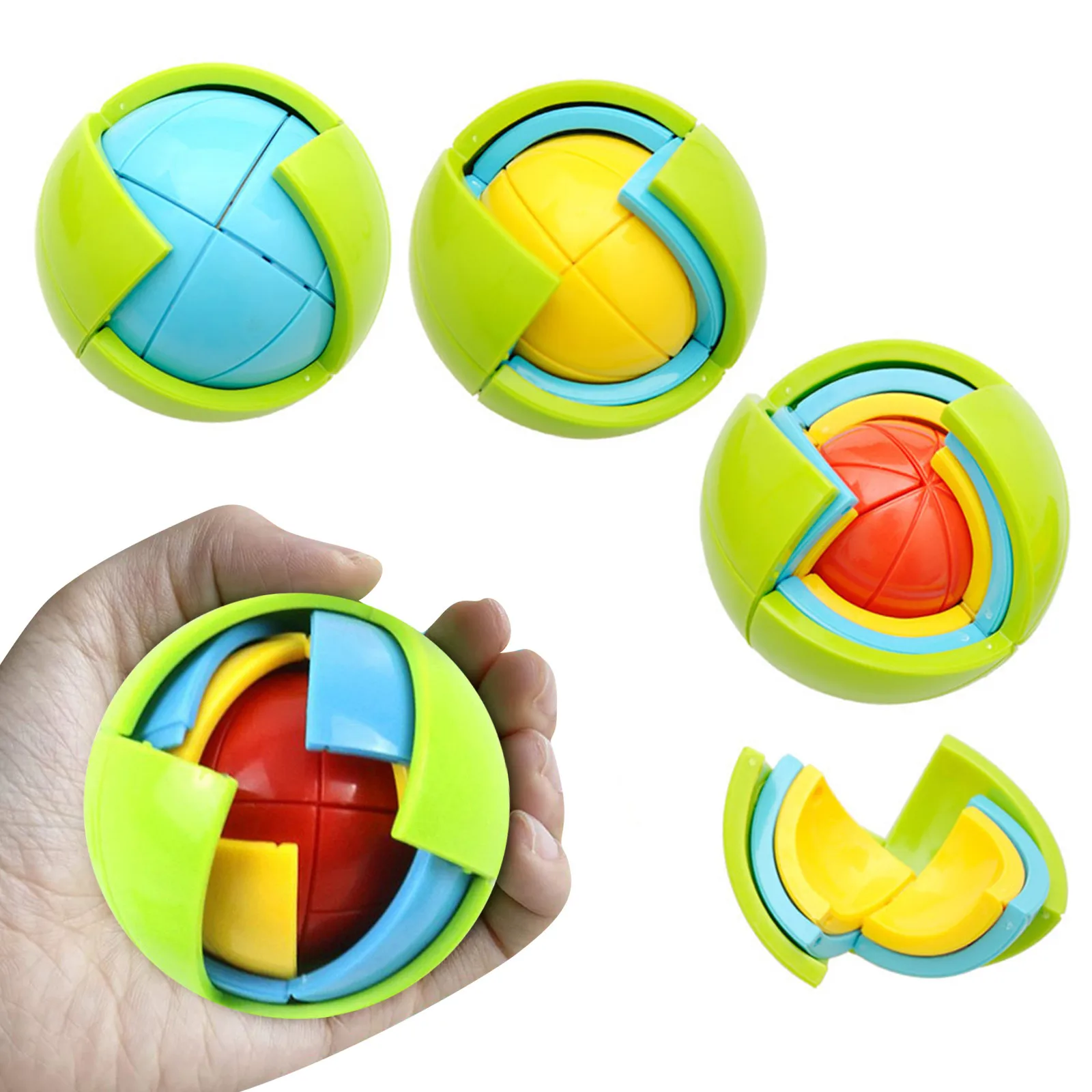 3d Интеллектуальный пазл-шар научная развивающая игрушка обучающая логика