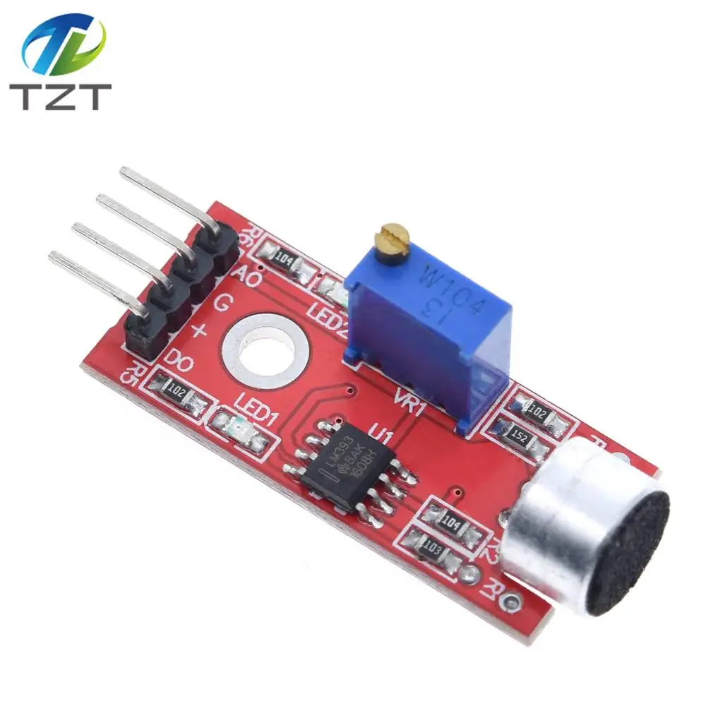 TZT телефон микрофон датчик обнаружения модуль для arduino AVR PIC Высокочувствительный