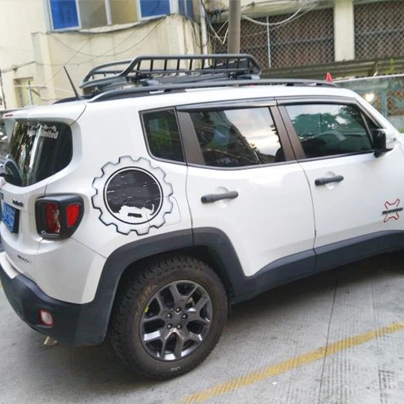 

Use For Jeep Renegade 2016--2019 Year 4 Pcs Windows Visor Body Kit Side Door Accessories Electroplated Parts Rain Sun Shield